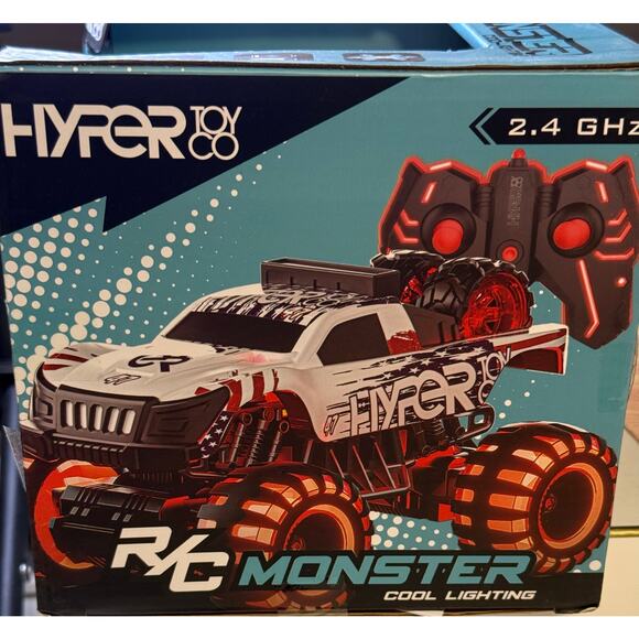 Hyper Toy Co. 1:20 Scale RC Monster Cool Lighting Truck Remote Control - NEW - Picture 2 of 9